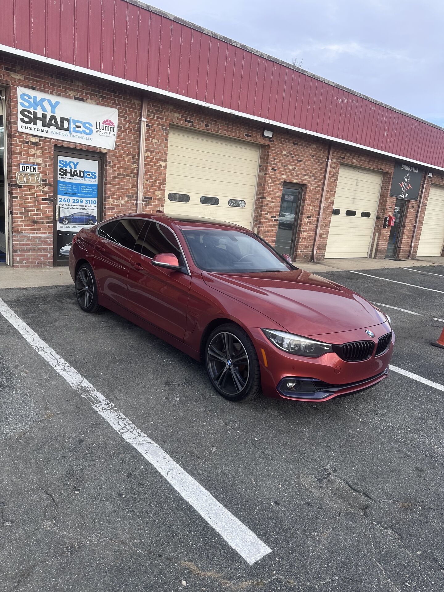 Automotive window tinting