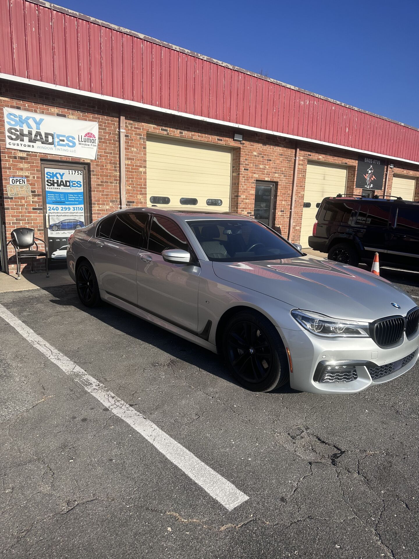 Automotive window tinting